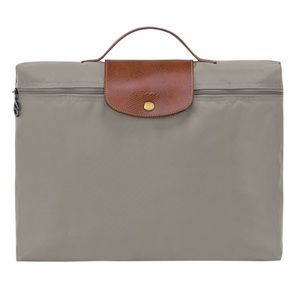 LE PLIAGE ORIGINAL Briefcase Soft Grey EUC